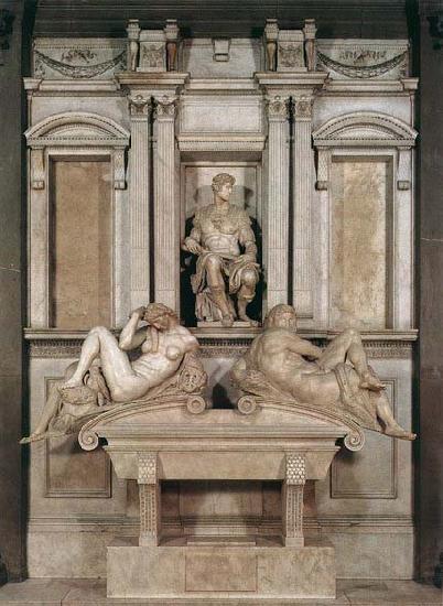 Michelangelo Buonarroti Tomb of Giuliano de' Medici Spain oil painting art